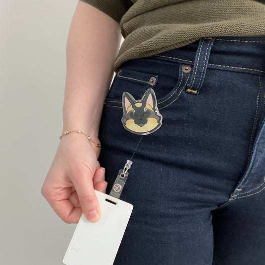 Cat Head Badge Reels