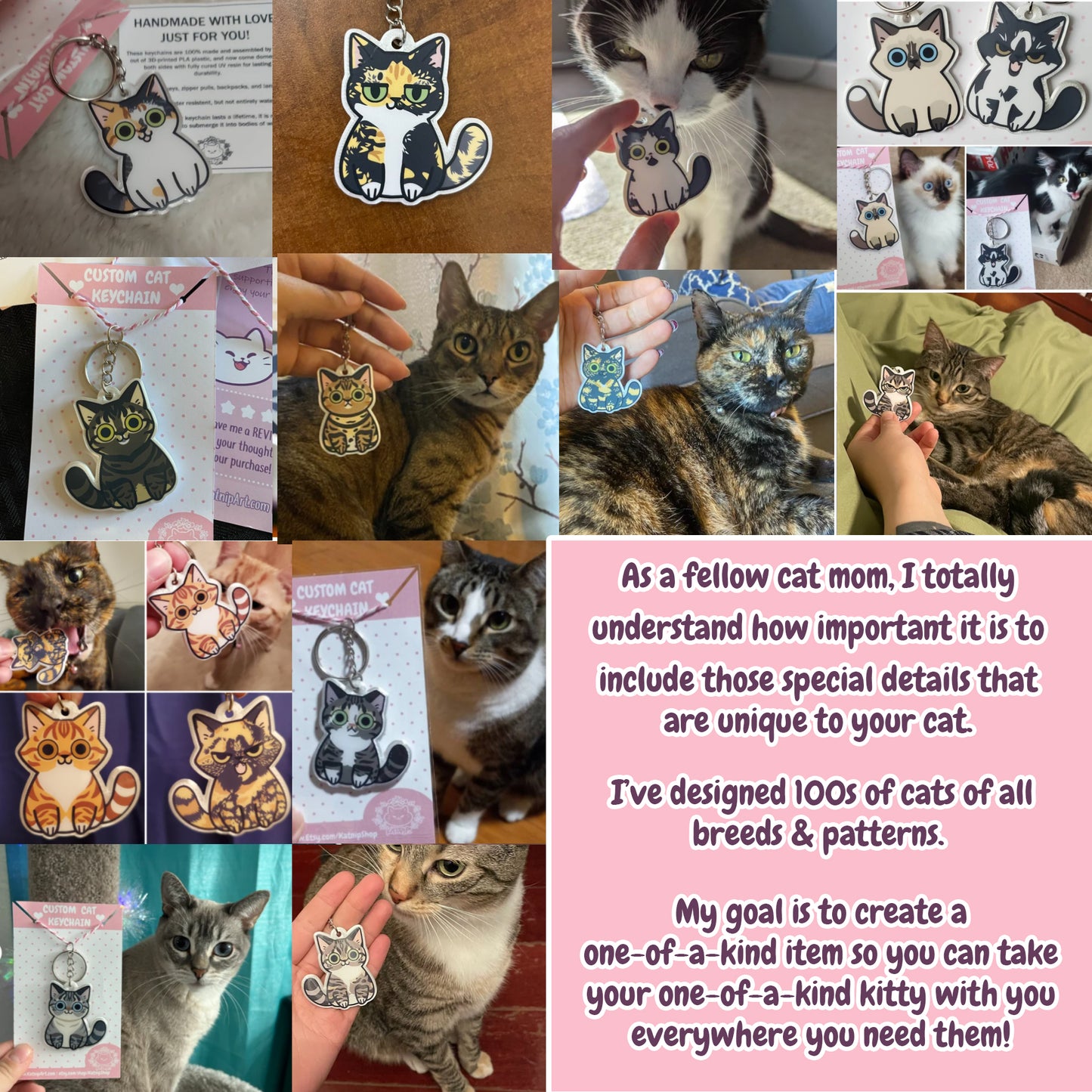 Custom Cat Phone Charm