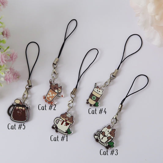 Coffee Cats Charms