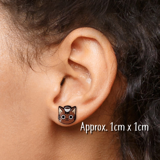 Coffee Cat Earrings
