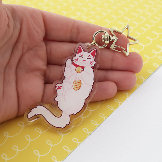 Lucky Cat Keychain
