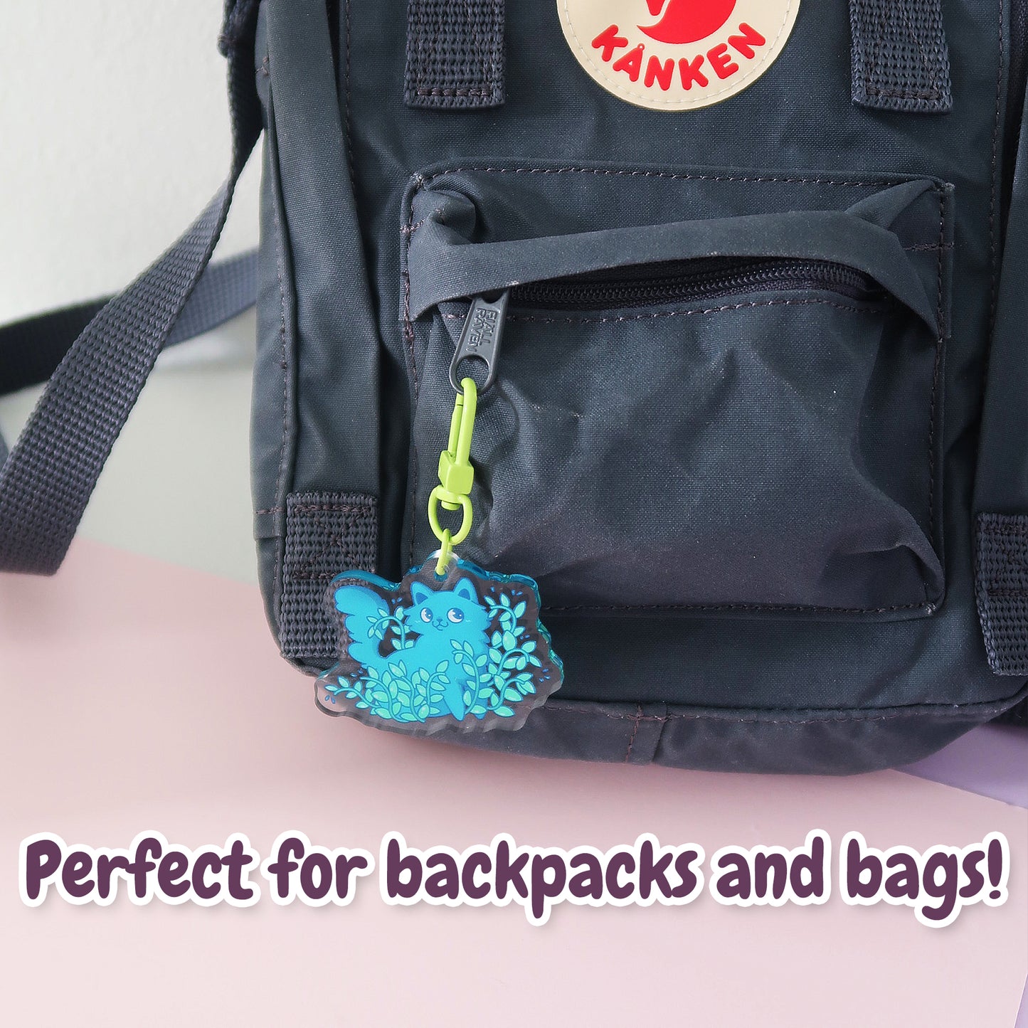 Plants and Cats Keychain