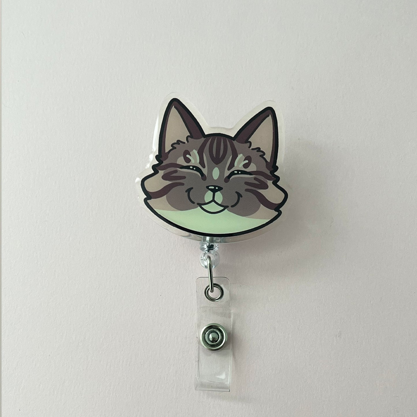 Cat Head Badge Reels