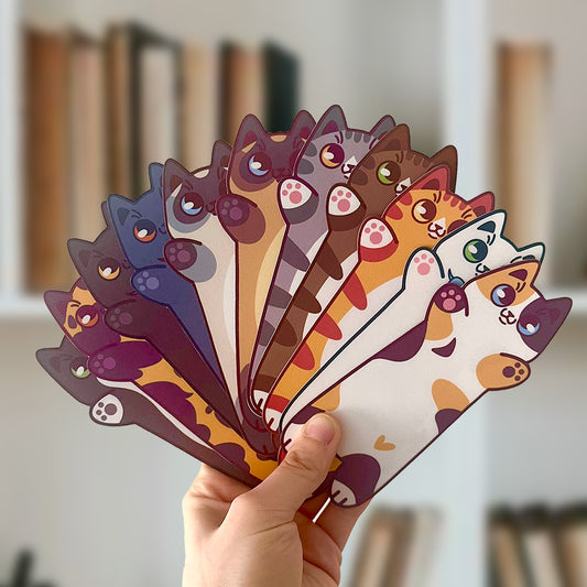 Long Kitty Bookmarks