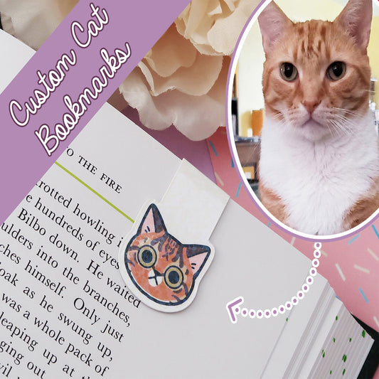 Custom Cat Magnet Bookmark