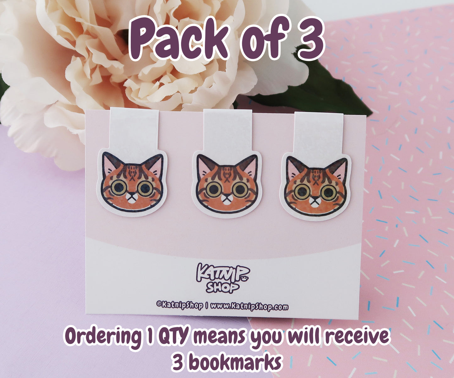 Custom Cat Magnet Bookmark