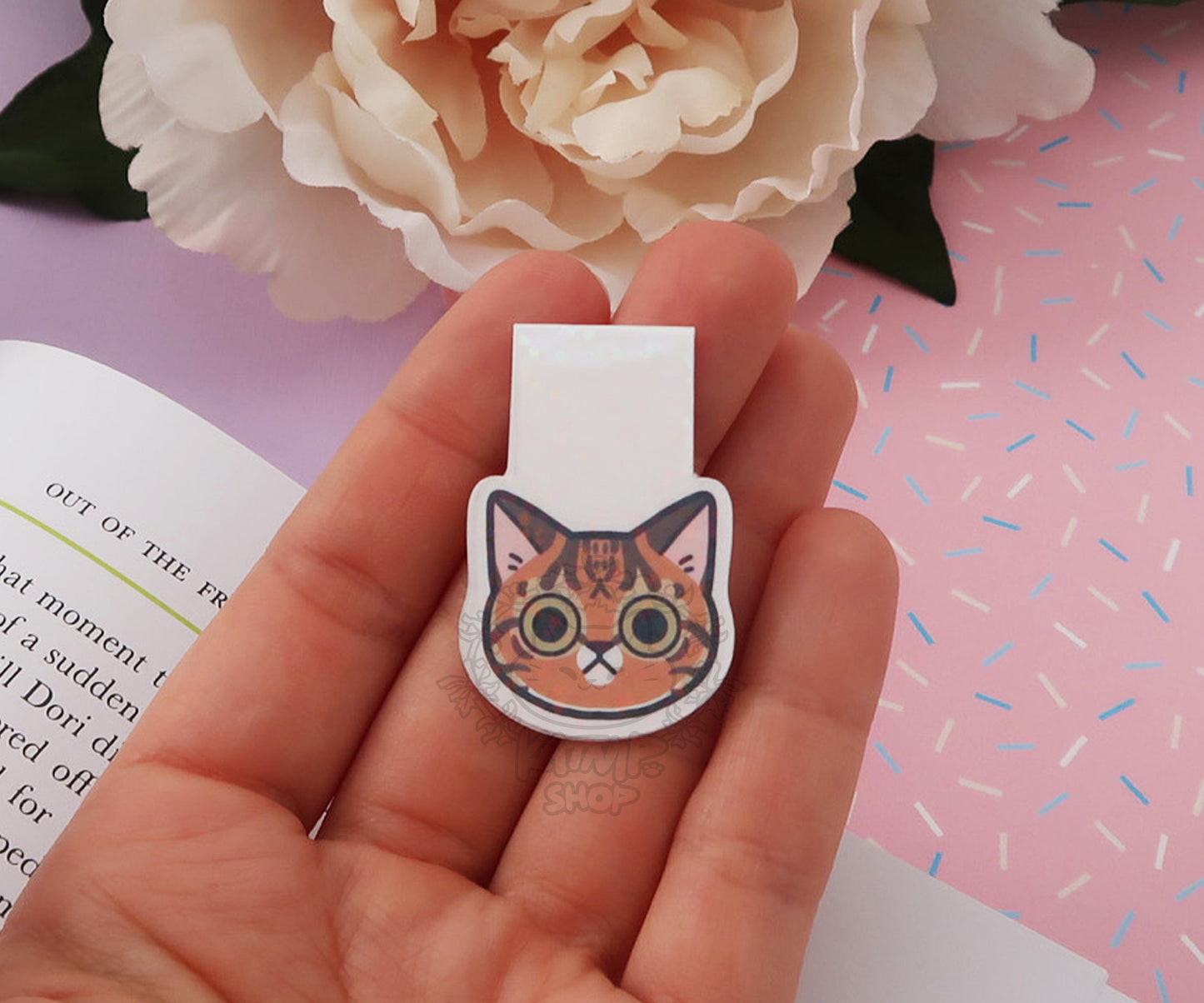Custom Cat Magnet Bookmark