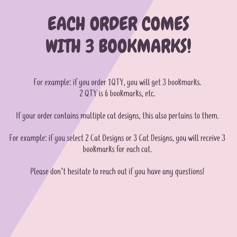Custom Cat Magnet Bookmark