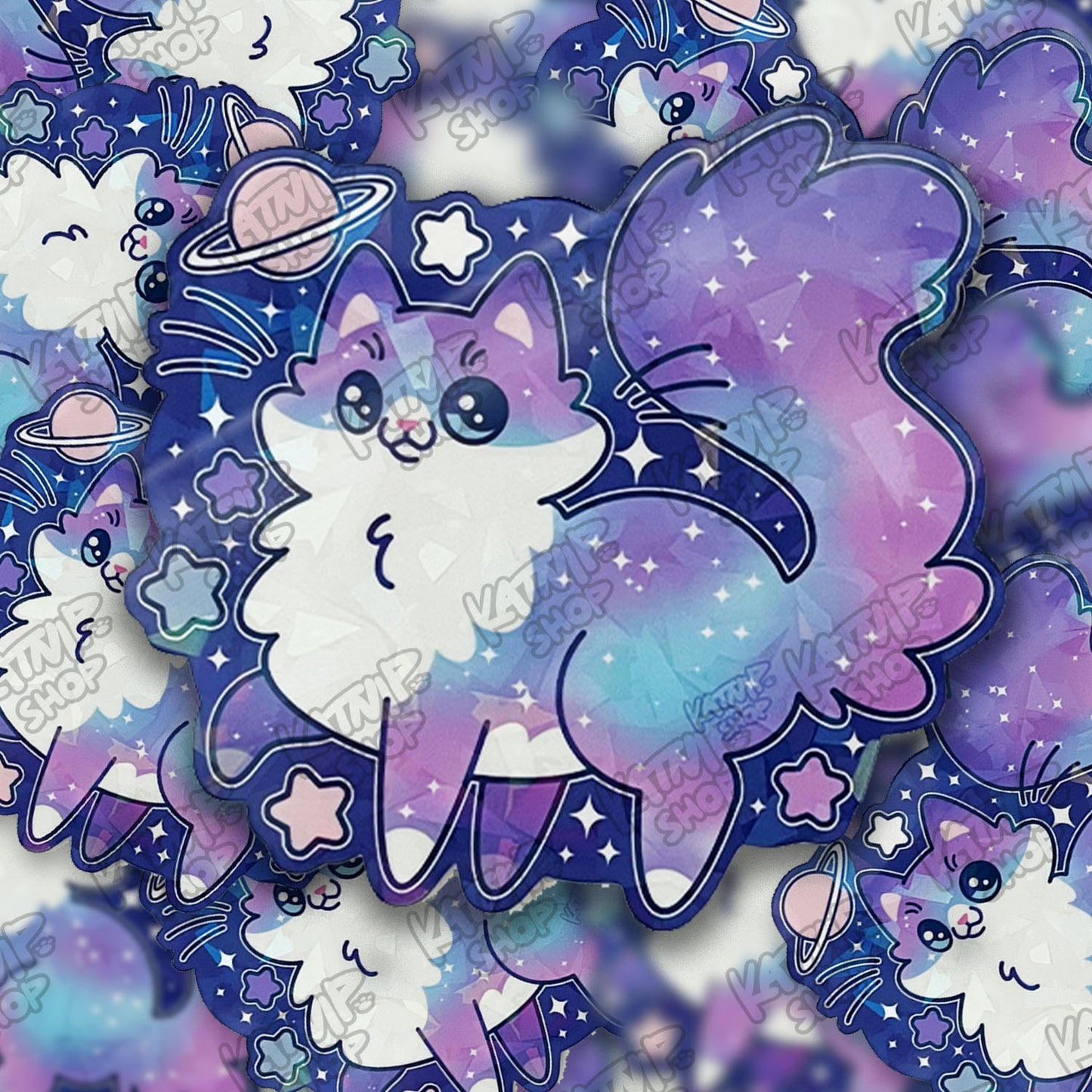 Galaxy Kitty Sticker