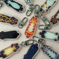 Long Cat Double-Sided Keychain
