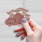 Cute Mushroom Cat Sticker