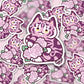 Pink Rose Tiger Sticker