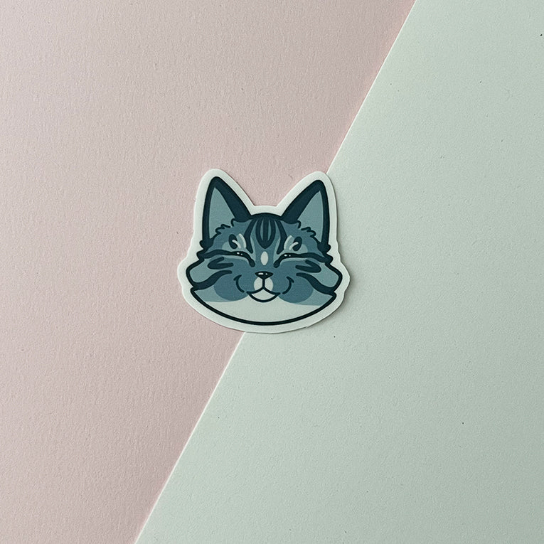 Cat Head Stickers
