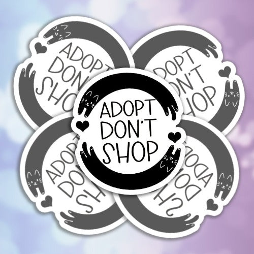 Adopt Don't Shop Sticker