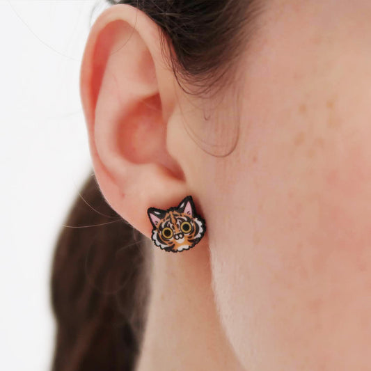 Cute Tiger Earrings