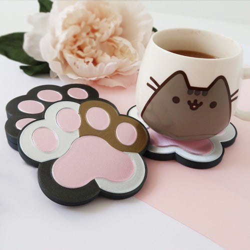 Cat Paw Coaster Set